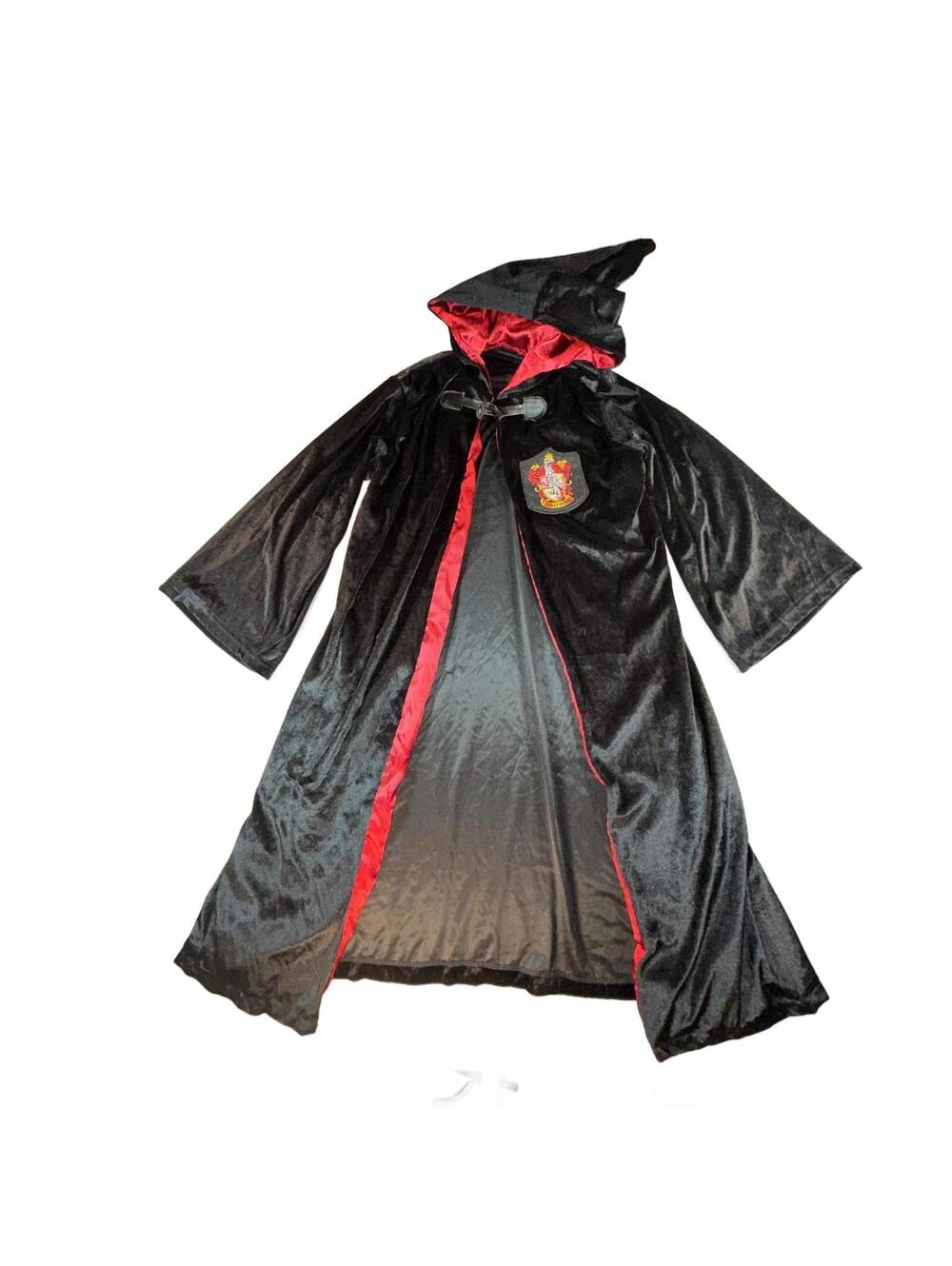 Harry Potter Gryffindor Hooded Robe Costume Medium w/glasses